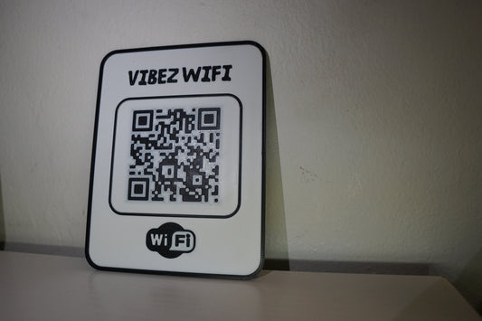 Personalized Wifi QR Magnet