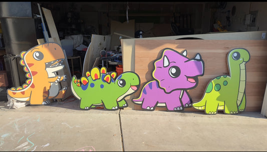 Dino Party Cutout set