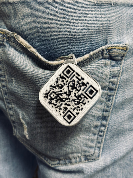 QR code Keychain