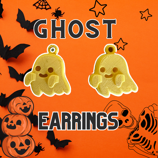 Enchanting Ghostly Elegance: Ghostly Apparition Earrings